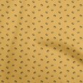 thumbnail image 1 of oneOone Coton Flex Jaune Moutarde Tissu Rétro Minimal Burger Matière de Robe Tissu Imprimé Tissu au Mètre 40 Pouces de Large, 1 of 5