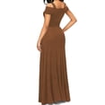 thumbnail image 3 of Gspmoly Robes pour Femmes, Printemps et Su Robe de Printemps et d'Été pour Femmes Nouvelle Aguichant Style Long Fille Épicée Haute Élasticité Couleur Unie Robe-Jupe pour Femmes Robes Formelles pour Femmes jusqu'à 65 % de Rabais, 3 of 3