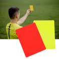 thumbnail image 4 of 1 Paire d'Arbitres de Soccer Soccer Outil d'Arbitrage Carton Rouge et Carton Jaune Jeu de Soccer, 4 of 9