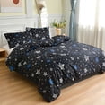 thumbnail image 2 of Yhmxh Bedding Summer Twin Comforter Cover-friendly Brushed Twin Comforter Cover All Seasons-friendly Soft Bedding Double Duvet Cover Fresh Patterns Skin-friendly Machine Washable Microfiber, 2 of 6