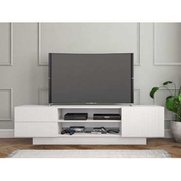 Nexera Meuble audio-vidéo Marble, 72po, Blanc
