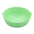 thumbnail image 1 of Poêle Antiadhésive pour Friteuse à Air Chaud Casserole en Silicone pour Friteuse à Air Doublure pour Friteuse à Air à Double Poignée, 1 of 8