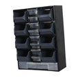 thumbnail image 4 of S SERENABLE Hardware Parts Organizer Wall Mounted Storage Bins for Bolts Small Items Nails Black, 4 of 9