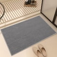 thumbnail image 4 of Meitianfacai Door Mat Indoor Entryway Rug Dirt Trapper Door Mats Non-Slip Machine Washable Rubber Absorbent Door Mats Great for Entryway Garden Hallway(Gray), 4 of 9