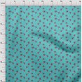 thumbnail image 3 of oneOone Silk Tabby Fabric Leaves & Flower Floral Decor Fabric Printed BTY 42 Inch Wide, 3 of 4