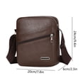 thumbnail image 3 of VOAVEKE Sling Bag for Men,Crossbody Bag Men,Sling Bag for Men Women Shoulder Backpack Pocket Purse Shoulder Backpack Chest Bags Crossbody Daypack for Hiking Camping Outdoor Trip Black, 3 of 6
