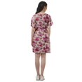 thumbnail image 4 of Moomaya Moss Georgette Bell Sleeves Short A-Line Printed Summer Dress For Women, 4 of 4
