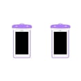 thumbnail image 3 of Maoww Universal Waterproof Case Mobile Phone Cover Water Proof Pouch Bag For 12 11 Pro Max 8 Plus new Purple 2Set, 3 of 6