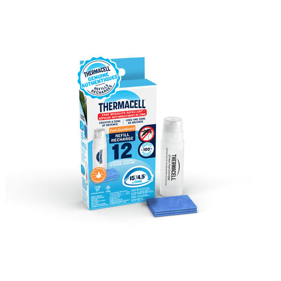 Thermacell Fuel-ZoneGuard Fuel Powered Mosquito Repellent 12-Hr Refill Pack