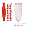 thumbnail image 2 of MasteelfCA 100pcs Plastic Woven Bags Fruit Pocket Storage Bags Vegetable Storage Bags (Red), 2 of 7