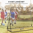 thumbnail image 4 of Soozier Filet de Rebond de Soccer 8 Pieds x 6 Pieds, Filet de Rebond Arrière Ajustable, 4 of 9