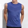 thumbnail image 3 of Cameland Tank Tops Men Workout Shirts for Men Men's Summer Solid Color Vest Sleeveless T Shirt Vest Top Athletic Shirts & Tops Mens Compression Tank Top, 3 of 5