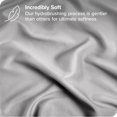 thumbnail image 3 of Bare Home Ultra-Soft Stretchy Sheet Set - Premium 1800 Collection - Deep Pockets - 3 Piece - Twin, Light Gray, 3 of 8