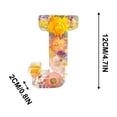 thumbnail image 2 of Rvkxad Flower Letter Night Light, Resin Floral Alphabet LED Light for Home Decor, Bedside Lamp, Gift Light, Decorative Lamp, 2 of 4