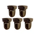 thumbnail image 1 of Tuck Lock Clasp  Purse Buckle Fasteners Wallet Buckle Purse Metal Clasp Locks for DIY Craft Wallets Bag Handbags Making 5Pcs Black, 1 of 8