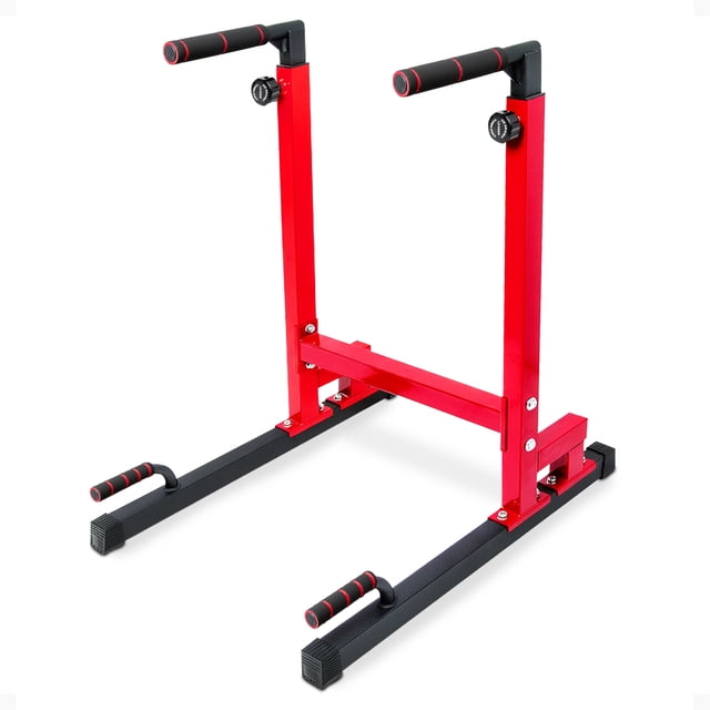 BalanceFrom Station de Trempage à Cadre en Acier avec Hauteur Réglable, Capacité de Charge de 500 lb, Rouge