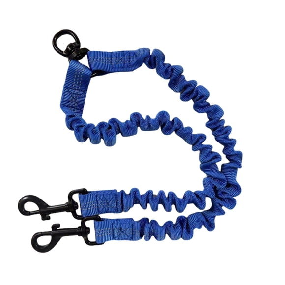 Hearth & Gear Pet Supplies Reflective Double Ended Leash For Dogs One Drag And Two Leashes Retractable Reflective Dog Leash Small Dog Leashes 4 Ft Stunt Puppy Training Leashes for Medium Dogs Bike Tow