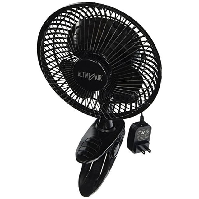 Active Air 5W Ultra Quiet Brushless Clip Fan, 6"