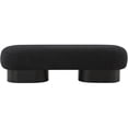 thumbnail image 4 of Meridian Furniture Robertson Black Boucle Fabric Bench, 4 of 17