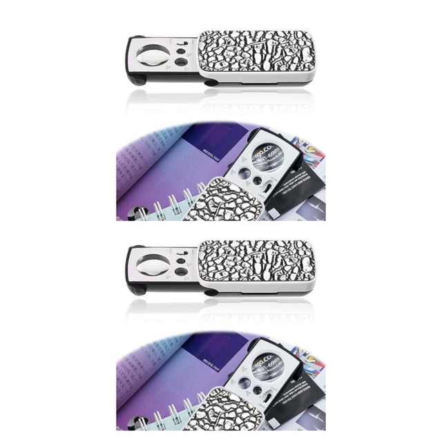 Thinsony Cutting-edge Technology Magnifying Glass With LED Light Robust Construction Precision Optic 2Set