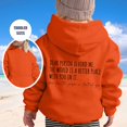 thumbnail image 2 of PMVFHDE Liquidation Automne Sweat à Col Rond Sweat à Capuche pour Filles Manches Longues Sweat à Capuche Graphique Pulls Mignons pour Enfants Vêtements pour Filles Orange,100, 2 of 5