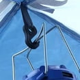 thumbnail image 3 of Camping Tent 3 to 4 Person Waterproof Automatic Oxford Cloth Family Tent for Hiking Traveling Blue, 3 of 13