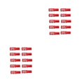 thumbnail image 2 of Thinsony 10 Pcs Bicycle Cable End Caps Professional Wear-resistant Universal Shifting Shifting Red 2Set, 2 of 6