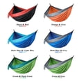 thumbnail image 2 of Hamac Double de Camping pour 2 Personnes Hamac Portable d'Extérieur pour la Randonnée, le Backpacking, les Voyages, la Cour Arrière, le Patio, 2 of 6
