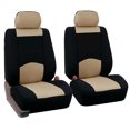 thumbnail image 1 of Shisuyan 2 Pcs Full Set Auto Car Seat Covers Light Breathable Interior Split Bench Covers (Beige), 1 of 6