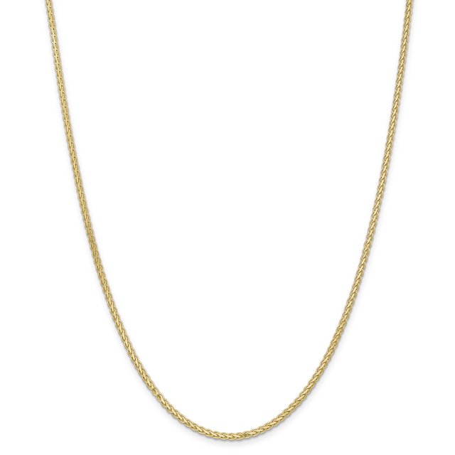 14 Carats Or Jaune 2,5 Mm Chaîne de Blé Plate