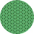 thumbnail image 1 of Ahgly Company Machine Washable Indoor Square Transitional Deep Emerald Green Area Rugs, 3' Square, 1 of 7