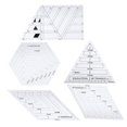 thumbnail image 4 of LHCER 5 Pcs Règle de Patchwork Manuel Pratique, Outils de Couture Durables DIY, Conception de Vêtements pour Peinture, 4 of 8