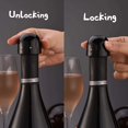 thumbnail image 4 of 2 Pcs Bouchons de Champagne, Préservateur de Bouteille Réutilisable en Liège Garde le Vin Champagne Vin Pétillant Frais Réutilisable Vin Préservateur de Champagne, 4 of 7