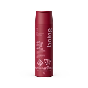 being GOODBYE FRIZZ MOUSSE MOUSSE Définissante pour Ondulations avec de l'Huile de Jojoba et d'Amande