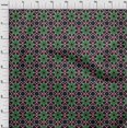 thumbnail image 4 of oneOone Velvet Green Fabric Asian Tile Star Fabric For Sewing Printed Craft Fabric By The Yard 58 Inch Wide, 4 of 4