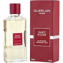 Guerlain Habit Rouge De Guerlain Paris EDT For Him 100ml / 3.3oz