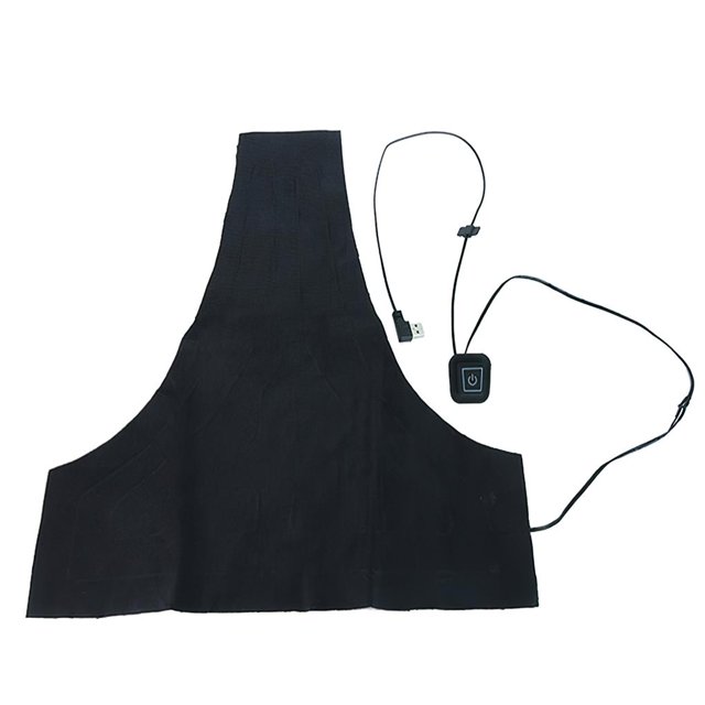 USB Triangle Heater Safe Fever Film Washable Heat-regulating Triangle Back Heating Cloth with Three-speed Temperature Control for Waist Abdomen Pet