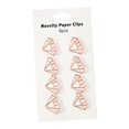 thumbnail image 2 of 8Pcs Large Paper Clips Accessories Bookmark Reusable Wire Stationery Metal for Invitation Card Organization Office Folders Gift Diamond, 2 of 8