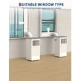 thumbnail image 2 of EastVita 10000 BTU Portable AC with Heater - 4-in-1 Ventless Floor Air Conditioner, 2 of 8