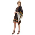 thumbnail image 3 of Bimba Printed Caftan Gown Maxi Robe Dress For Women Beachwear Short Swimsuit Cover Up, 3 of 7