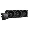 thumbnail image 2 of MSI MEG CoreLiquid S360 - AIO CPU Liquid Cooler - 2.4" IPS Display - LGA 1700 Ready - 360mm Radiator - Triple 120mm Silent Gale P12 Fans, 2 of 5