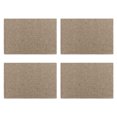 thumbnail image 1 of maskred 4 Pcs Napperons en Lin à Double Couche Napperons de Table à Manger Vaisselle Lavable Tapis Résistant aux Taches Maison Champagne, 1 of 6