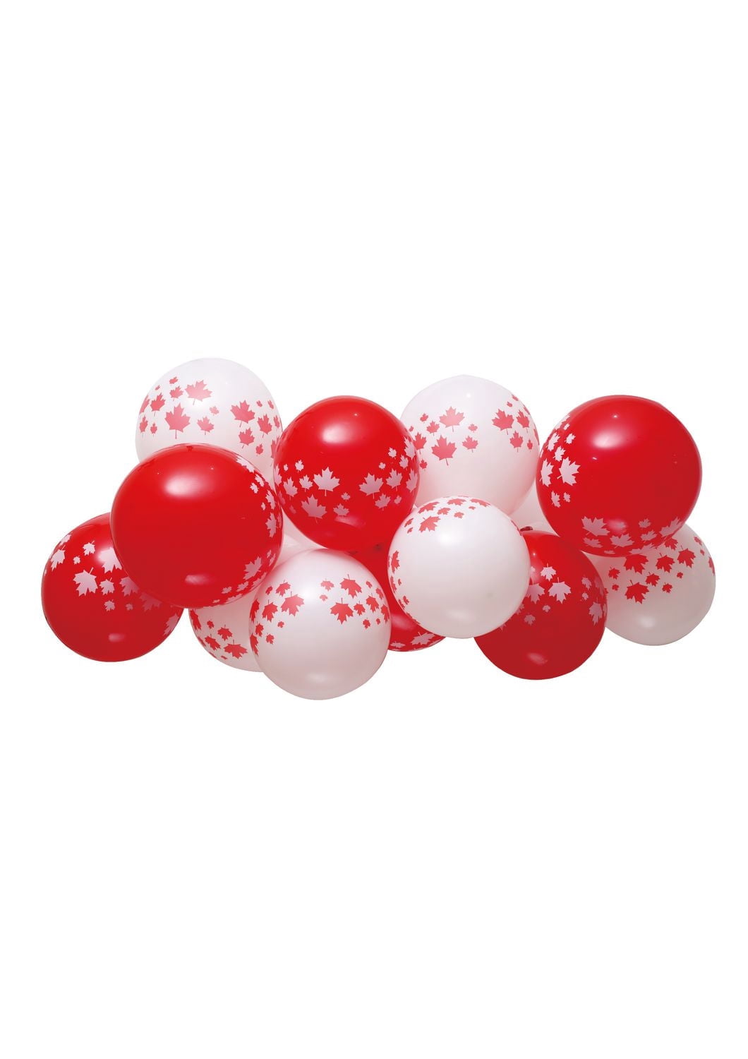 Way to Celebrate! Latex Balloon Canada Day Party Kit, 12pcs