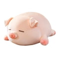 thumbnail image 1 of YOPTOP Plush Pillow Oversized Super Soft Full Filling Room Decoration Giant Fluffy Pig Plush Body Pillow Household Accessory,40cm-Squinting, 1 of 10