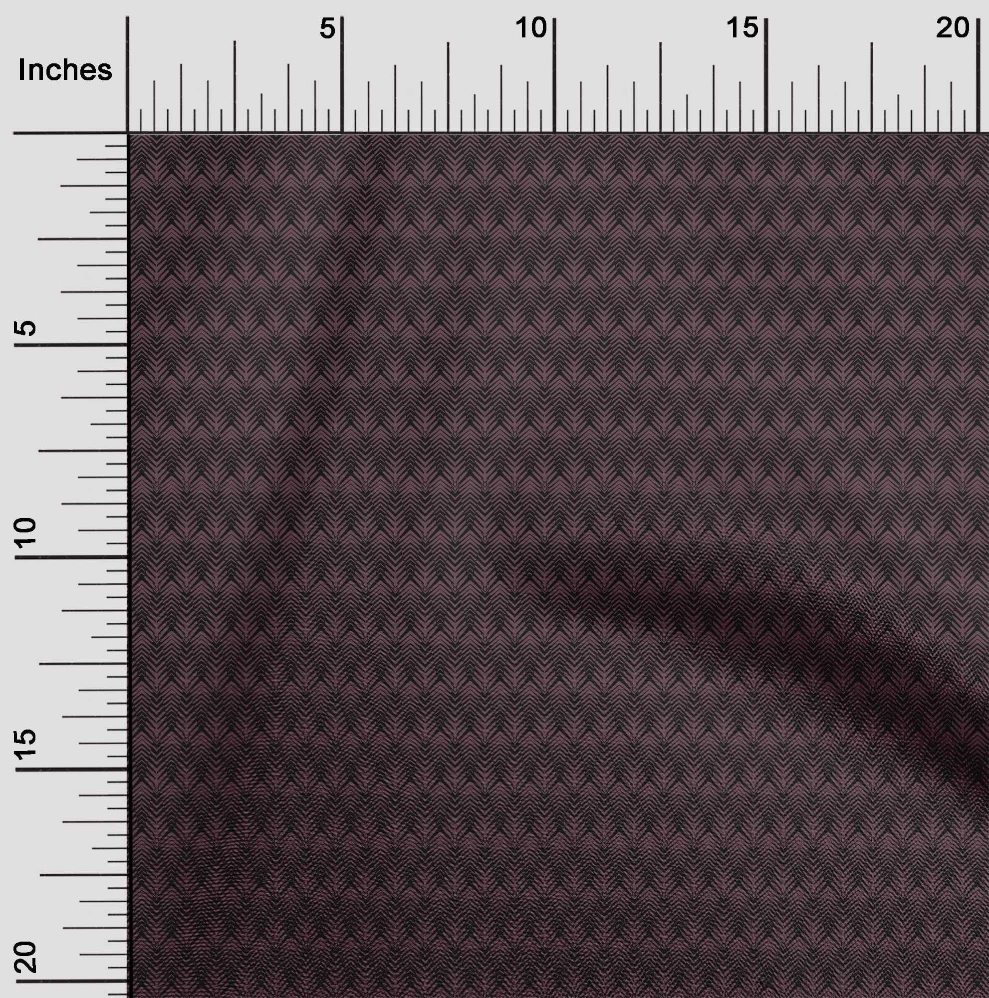 oneOone Cotton Poplin Fabric Chevron Geometric Print Fabric by The Yard 56 Inch Wide