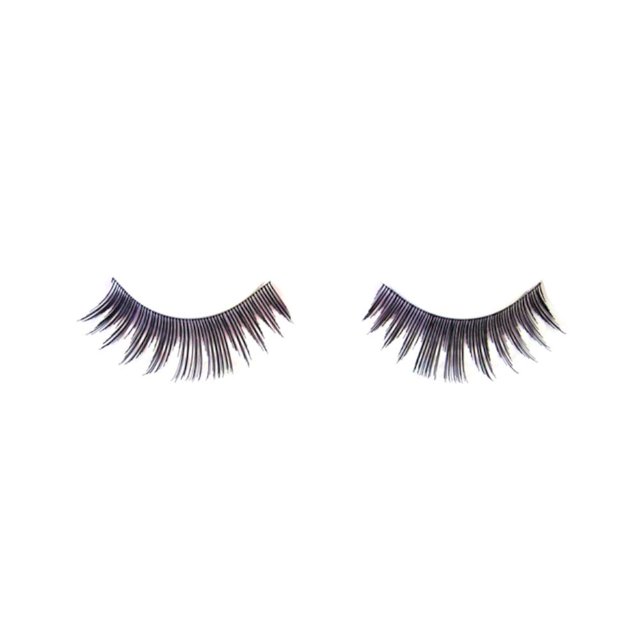 Coveted Cosmetics False Eyelashes Natural Feather Hand Made Human Hair Fake Falsies Lashes (2 Pair, Vixen)