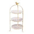 thumbnail image 4 of Luxury Cake Stand 3 Tier Serving Tray Dessert Tray for Kitchen Pastry Candy 2 floors, 4 of 9