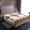 thumbnail image 4 of Erosebridal Hippie Aztec Sheet Set Queen, Mandala Boho Bedding Sets Queen Size, Tribal Geometry Decor 4 Pieces, 4 of 7