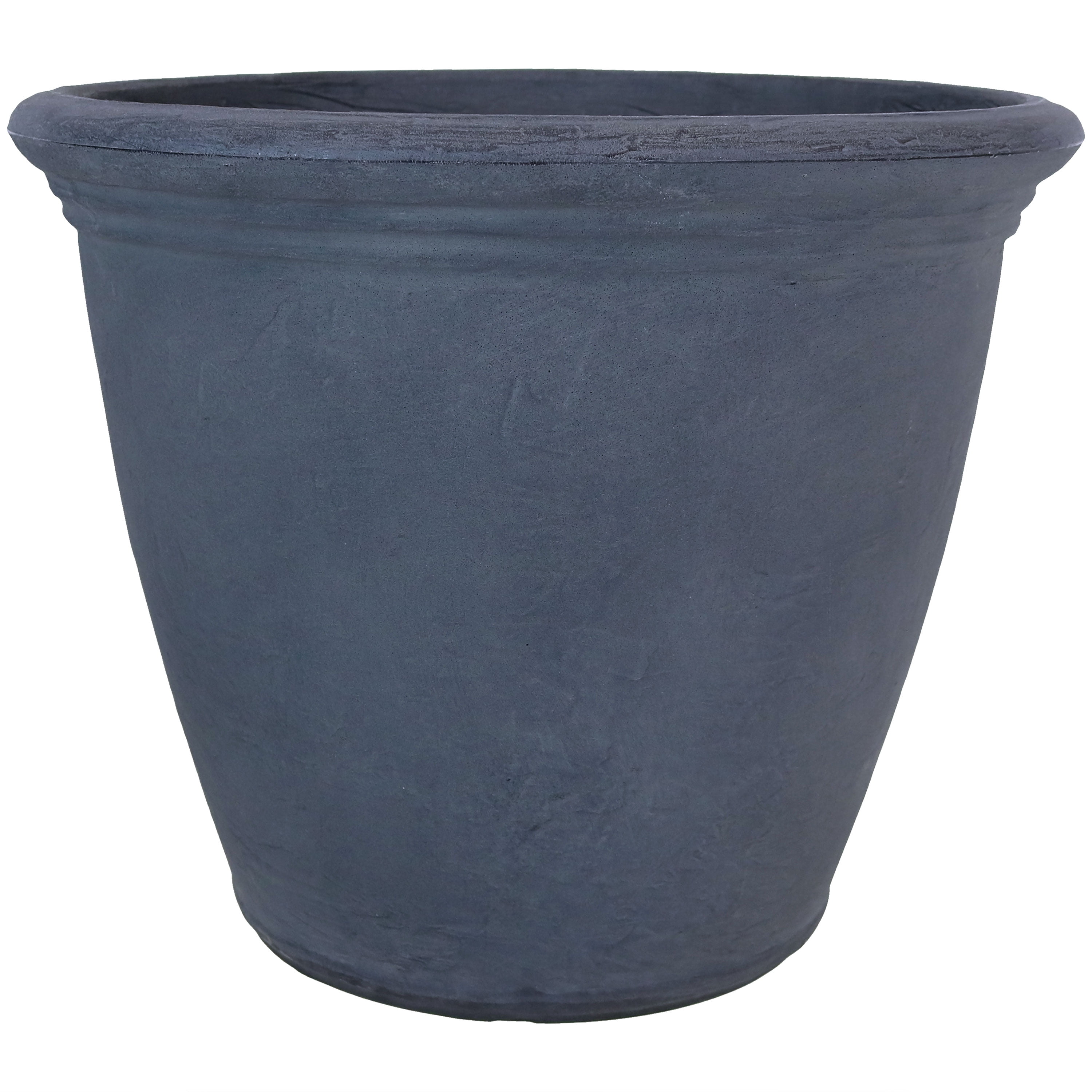 Sunnydaze Jardinière d'Extérieur à Double Paroi Résistante aux Intempéries en Anjelica - 20 Pouces - Fini Sable - 1 Jardinière