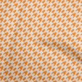 thumbnail image 1 of oneOone Silk Tabby Orange Fabric Houndstooth Craft Projects Decor Fabric Printed By The Yard 42 Inch Wide, 1 of 4